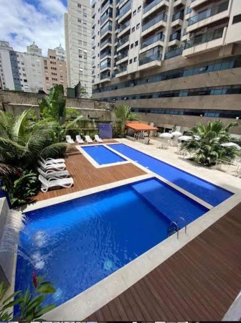 Flat Capitania Varam Guaruja Com Varanda Gourmet Exterior foto